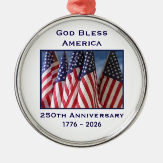 250th Anniversary USA Patriotic God Bless America