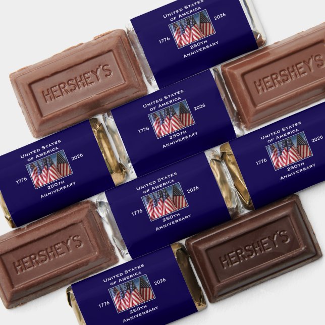 250th Anniversary USA Patriotic  Hershey's Miniatures (Assorted)