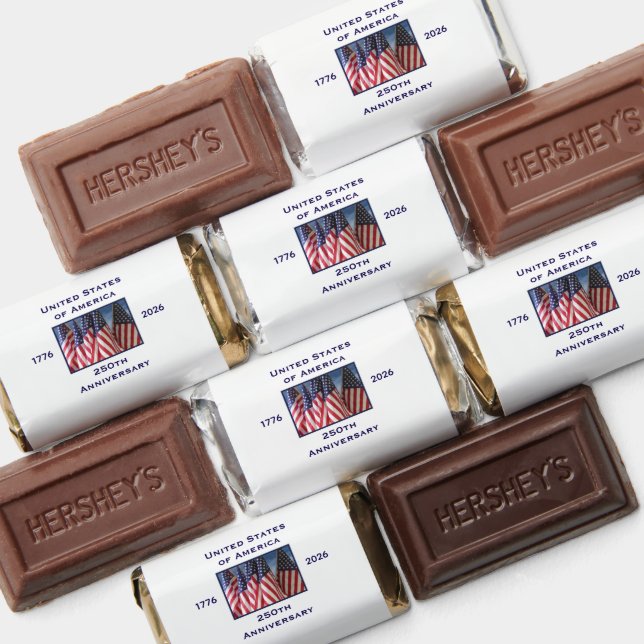 250th Anniversary USA Patriotic  Hershey's Miniatures (Assorted)