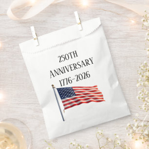 250th Anniversary USA Patriotic Keepsake Favor Bag