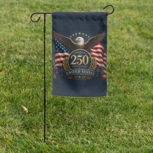 250th Anniversary USA Patriotic Keepsake Garden Flag