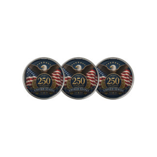 250th Anniversary USA Patriotic Keepsake Golf Ball Marker