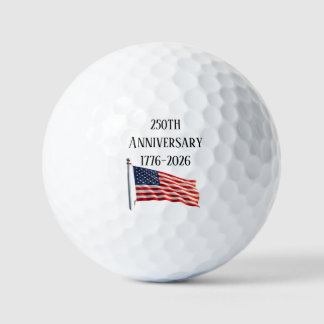 250th Anniversary USA Patriotic Keepsake Golf Balls