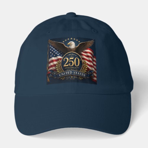 250th Anniversary USA Patriotic Keepsake Hat
