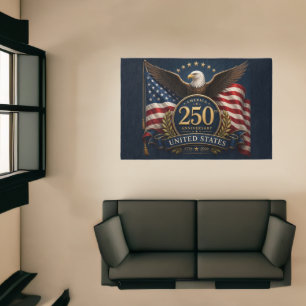 250th Anniversary USA Patriotic Keepsake Rug