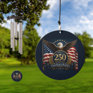 250th Anniversary USA Patriotic Keepsake Wind Chime