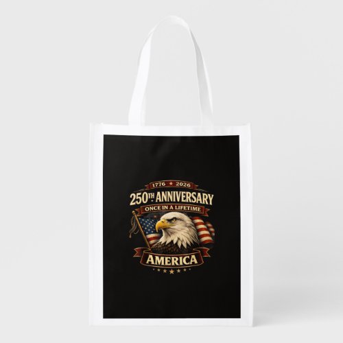 250th Anniversary USA Shirt 250th America Grocery Bag