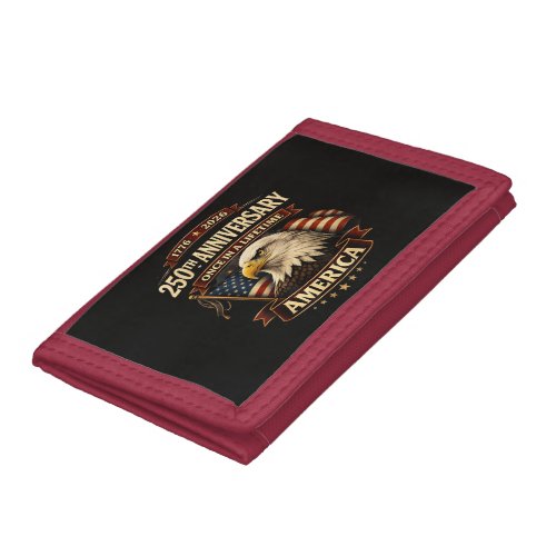 250th Anniversary USA Shirt 250th America Trifold Wallet