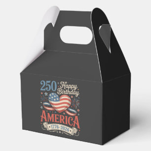 250th Birthday USA 250 Years Favor Boxes