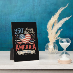 250th Birthday USA 250 Years Plaque