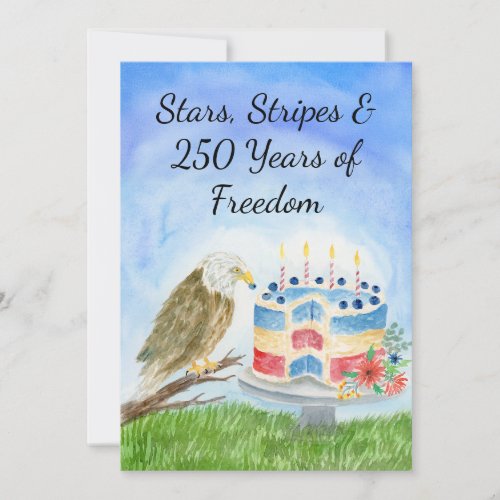 250th Independence Day Invitation