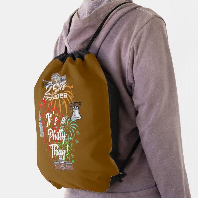 "250th It's a Philly Thing!" Drawstring Bag (Insitu)