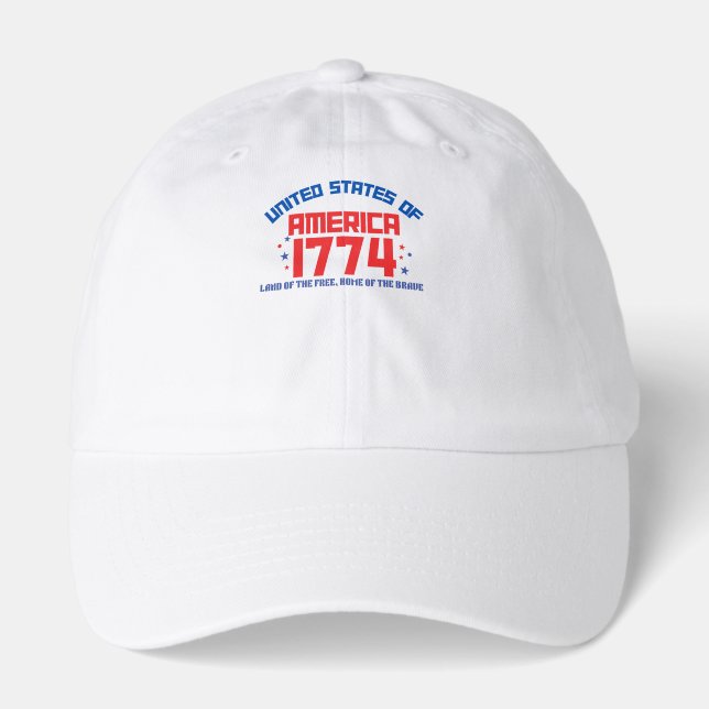 250th us anniversary patriotic 4th of july 1774Hat Hat (Front)
