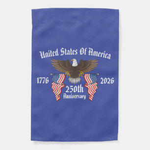 250th USA Anniversary 4th Of July Independence Day Garden Flag