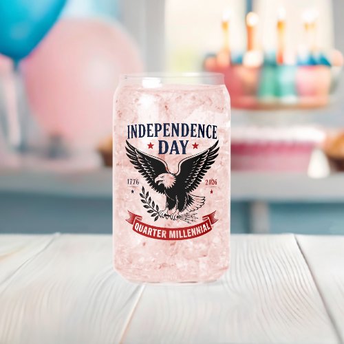 250th USA Anniversary  Can Glass