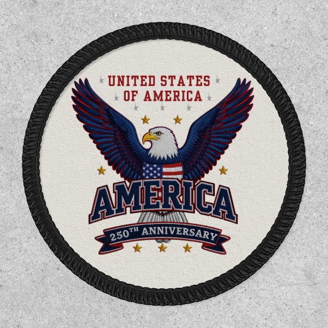 250th USA Anniversary Commemorative Even Patch (Front)