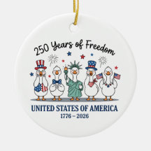 250th year of independence of USA, Patriotic goose
