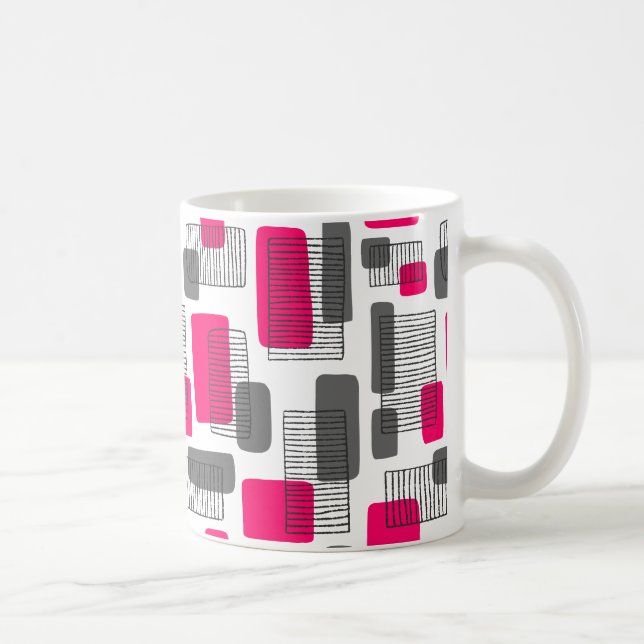 251215 - Neon Red and Gray Coffee Mug (Right)