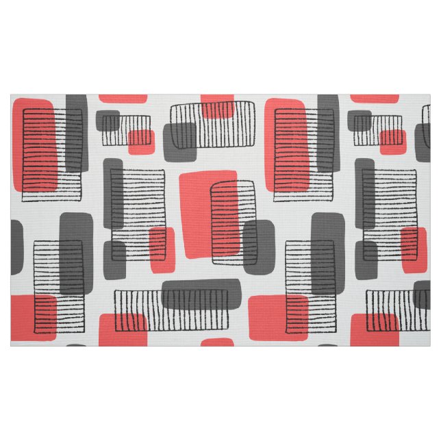 251215 - Tropical Pink and Gray Fabric (Fat Quarter)