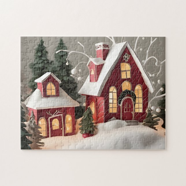 252 Piece Winter Wonderland Jigsaw Puzzle Holidays (Horizontal)