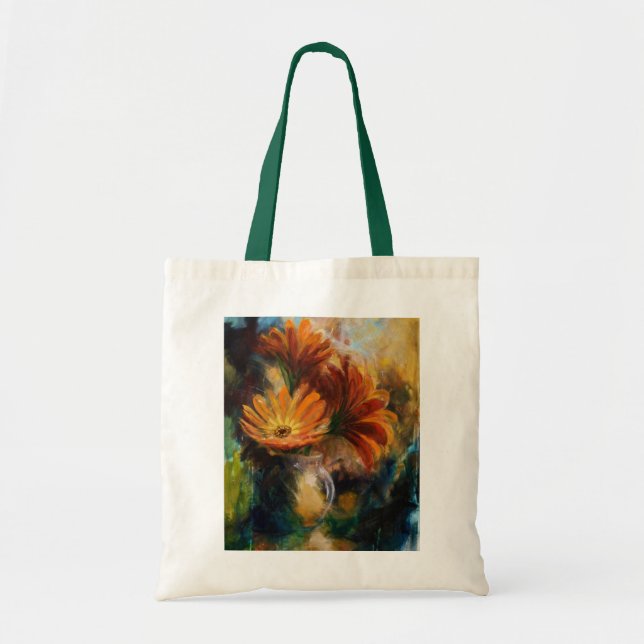 2549 Serendipitous Midday Marigold design tote bag (Front)