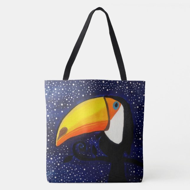 255 - Toucan -  Tote Bag (Front)