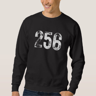 256 Area Code Huntsville AL Mobile Telephone Area Sweatshirt