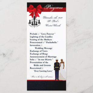 African American Wedding Programs Zazzle