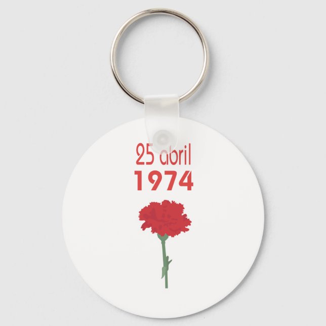 25 Abril Keychain (Front)