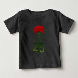25 April, the Carnation Revolution, Portugal  Baby T-Shirt