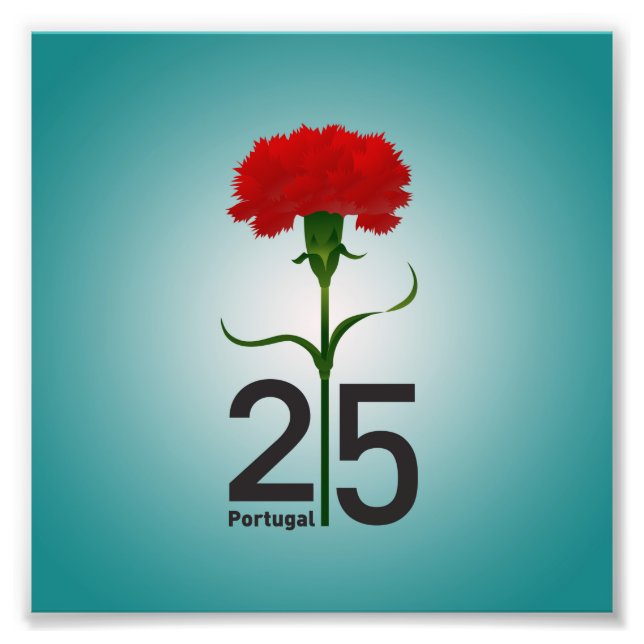 25 April, the Carnation Revolution, Portugal Photo Print (Front)