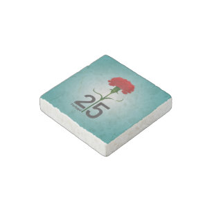 25 April, the Carnation Revolution, Portugal Stone Magnet