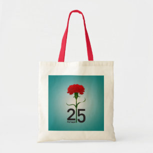 25 April, the Carnation Revolution, Portugal Tote Bag