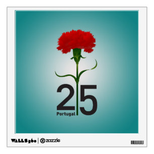 25 April, the Carnation Revolution, Portugal Wall Sticker