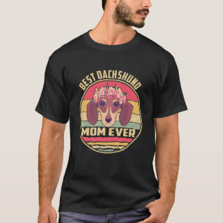 25 Best Dachshund Mom Ever Vintage T-Shirt