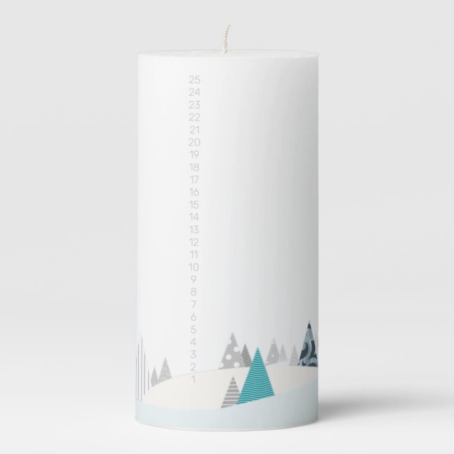 25 Day Countdown Candle (Front)