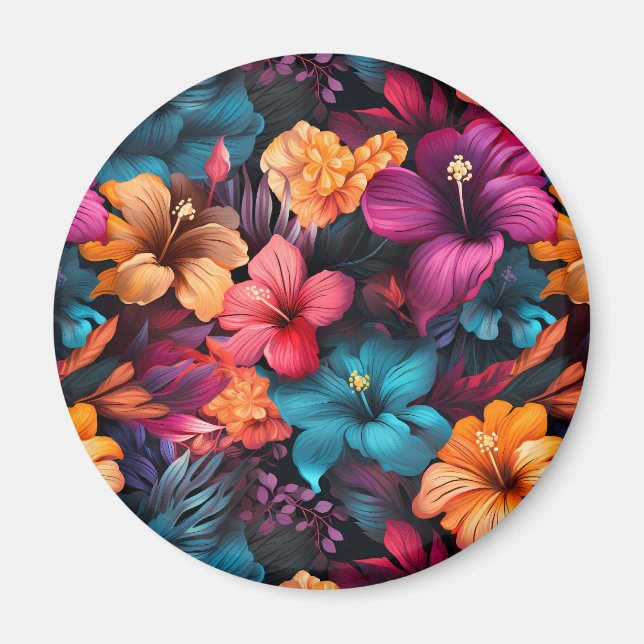 #25 Floral Pattern Magnet (Front)