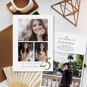 25 Graduation Multi Photo Announcement