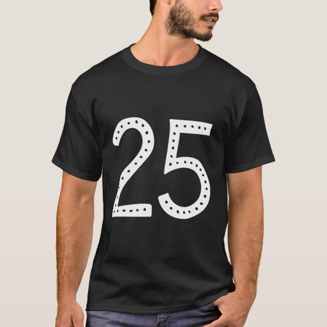 25 Happy B-Day Py T-Shirt (Front)