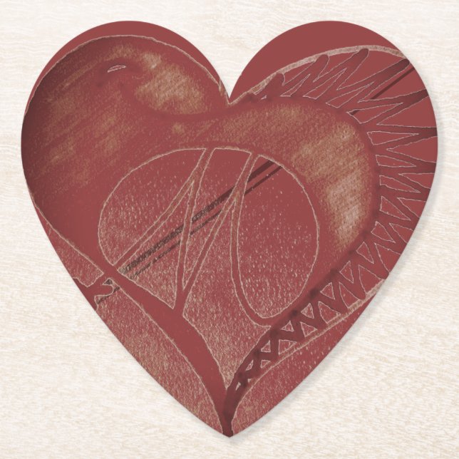 25 Heart LGM Coaster (Front)