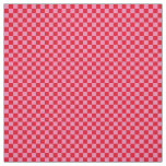 .25 Inch Checks Pink and Red Checkerboard Fabric