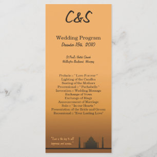 25 Indian Dream Wedding Programs