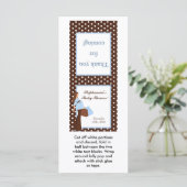 25 Lollipop Topper Blue Mod Mom Polka Dots (Standing Front)