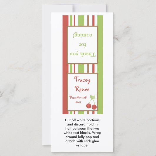 25 Lollipop Topper Farm Barn Animals (Front)