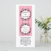 25 Lollipop Topper Girly Butterfly Zebra Print (Standing Front)