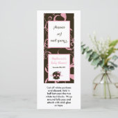 25 Lollipop Topper Girly Girl Pink Punk Rock Skull (Standing Front)