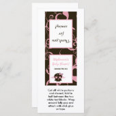 25 Lollipop Topper Girly Girl Pink Punk Rock Skull (Front/Back)