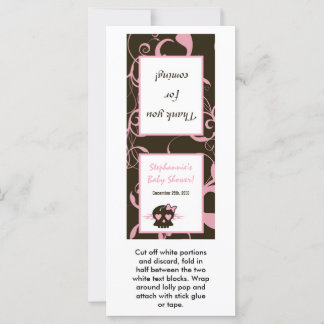 25 Lollipop Topper Girly Girl Pink Punk Rock Skull