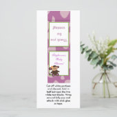 25 Lollipop Topper Jacana PurpleAnimals (Standing Front)