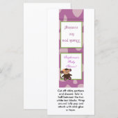 25 Lollipop Topper Jacana PurpleAnimals (Front/Back)